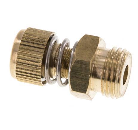 G1/4'' Brass Flow Control Muffler With Knurled Screw [2 Pieces]