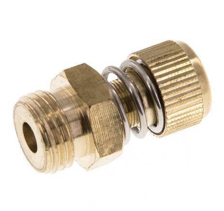 G1/4'' Brass Flow Control Muffler With Knurled Screw [2 Pieces]