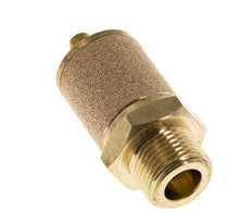 G3/8'' Brass Flow Control Muffler With Lock Nut