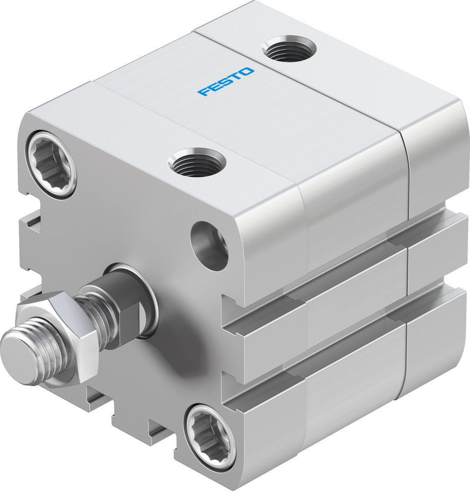 Festo Kompaktzylinder 40mm Bohrung 10mm Hub ISO 21287 Doppelt Wirkend - 572673