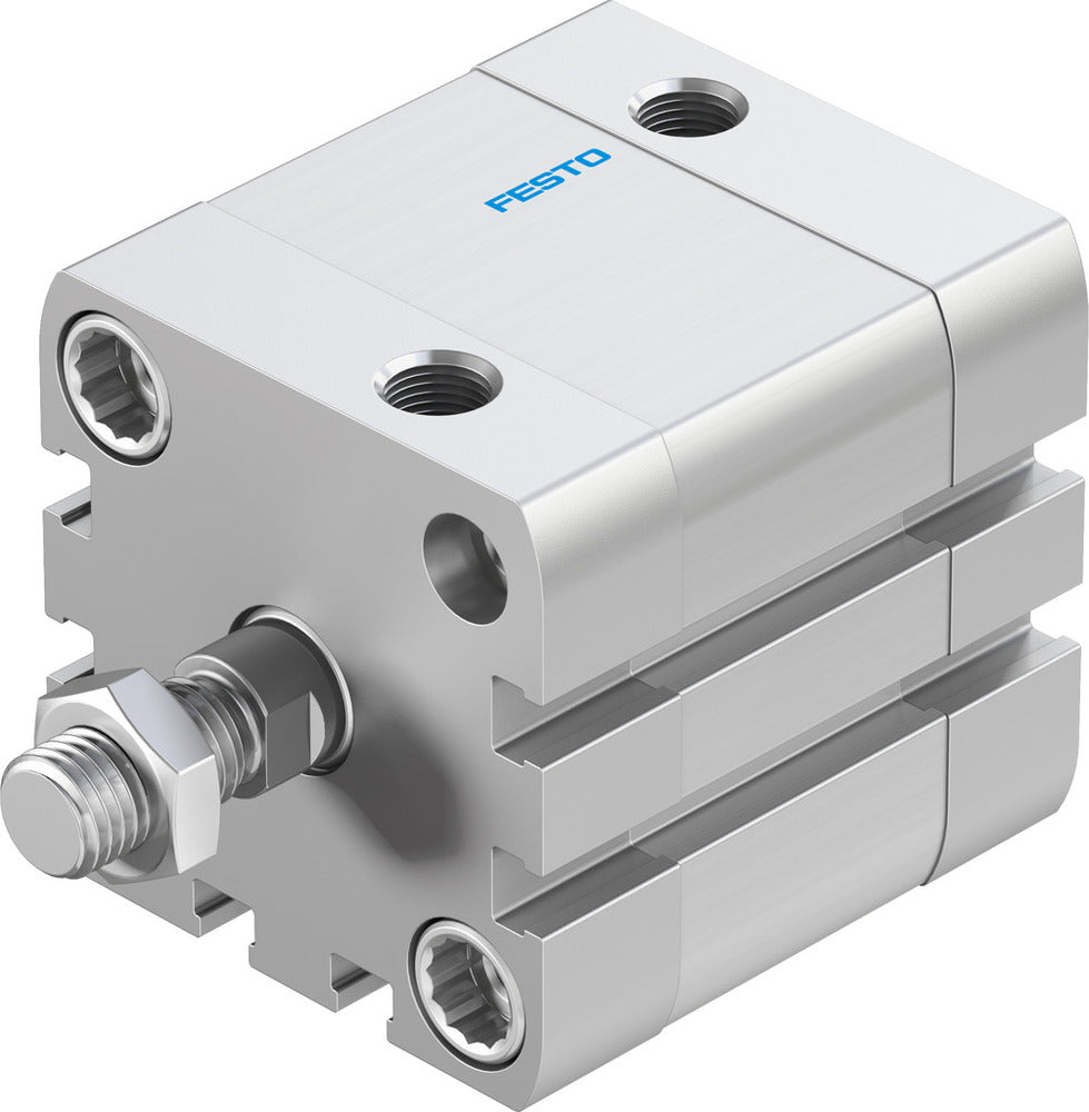 Festo Kompaktzylinder 40mm Bohrung 15mm Hub ISO 21287 Doppelt Wirkend - 572674