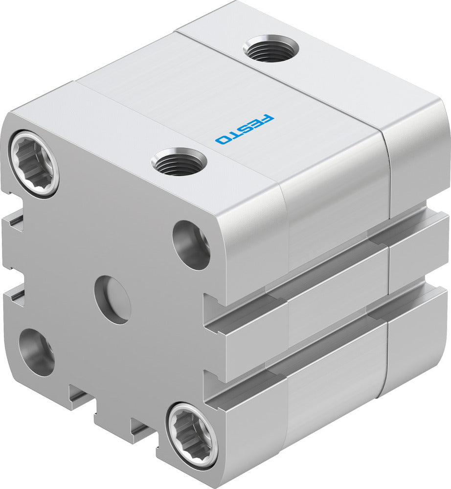 Festo Kompaktzylinder 40mm Bohrung 10mm Hub ISO 21287 Doppelt Wirkend - 536300