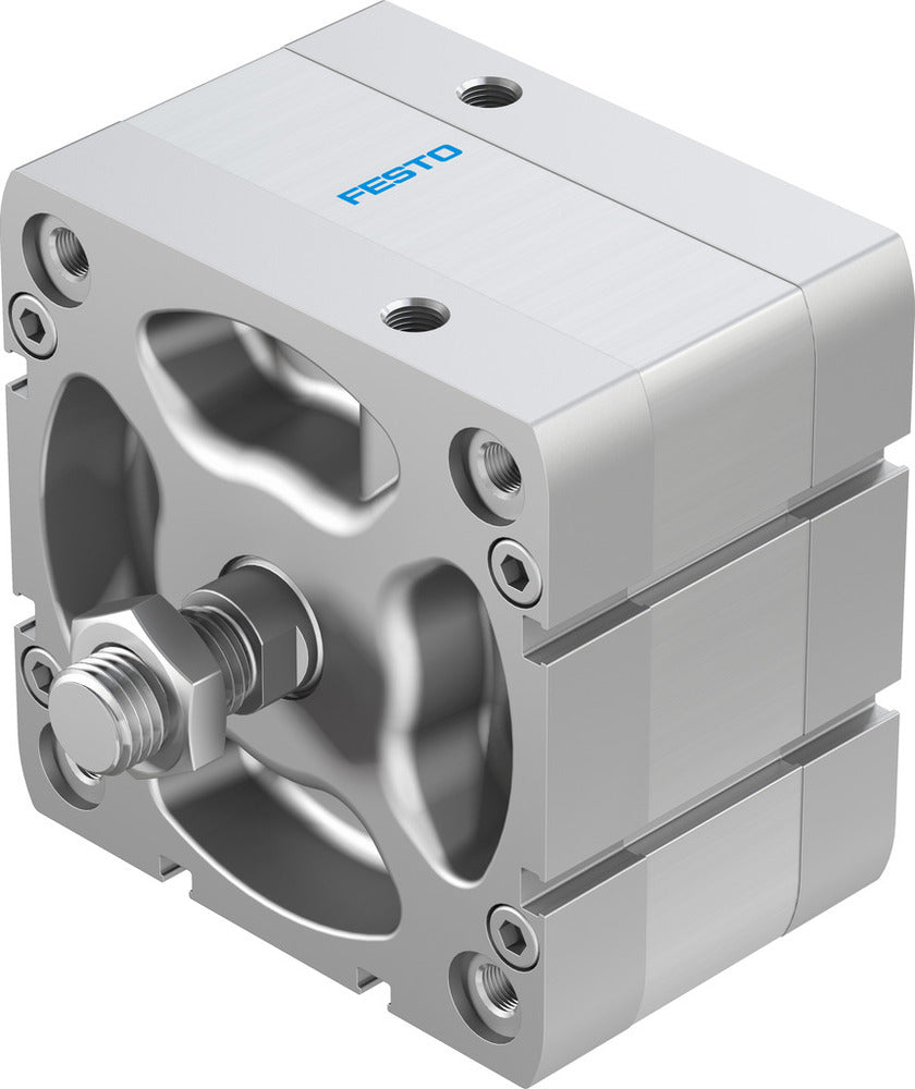 Festo Kompaktzylinder 100mm Bohrung 10mm Hub ISO 21287 Doppelt Wirkend - 536374