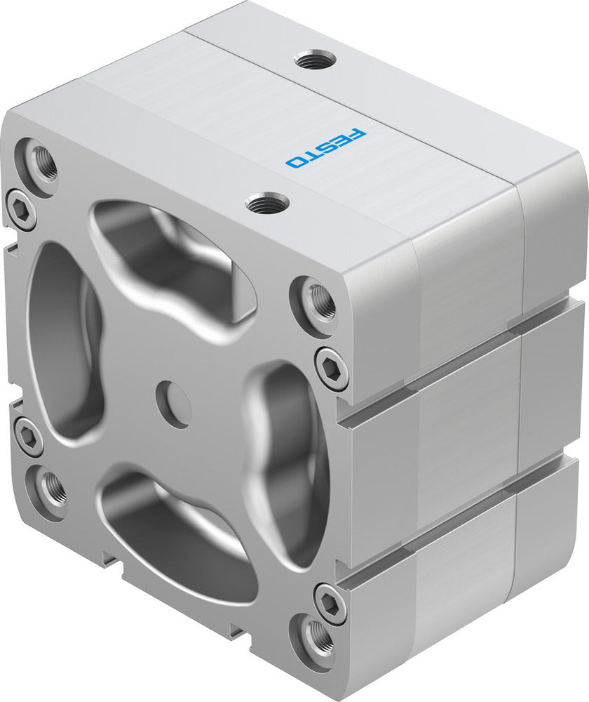 Festo Kompaktzylinder 100mm Bohrung 10mm Hub ISO 21287 Doppelt Wirkend - 536374