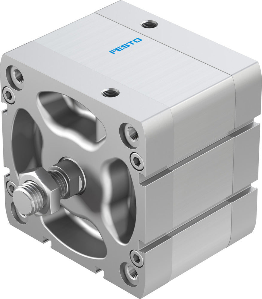 Festo Compact Cylinder 100mm Bore 25mm Stroke ISO 21287 Double Acting - 577202
