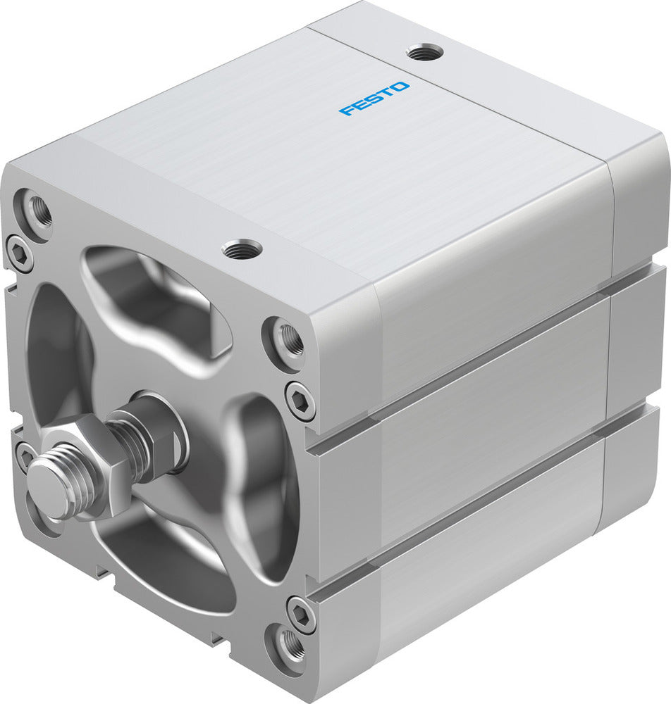 Festo Kompaktzylinder 100mm Bohrung 60mm Hub ISO 21287 Doppelt Wirkend - 536381