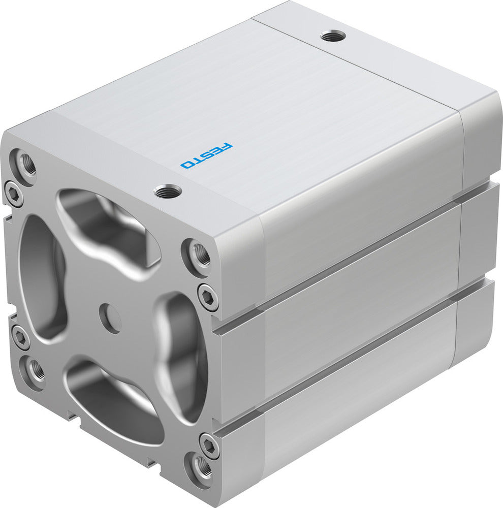 Festo Kompaktzylinder 100mm Bohrung 80mm Hub ISO 21287 Doppelt Wirkend - 536382
