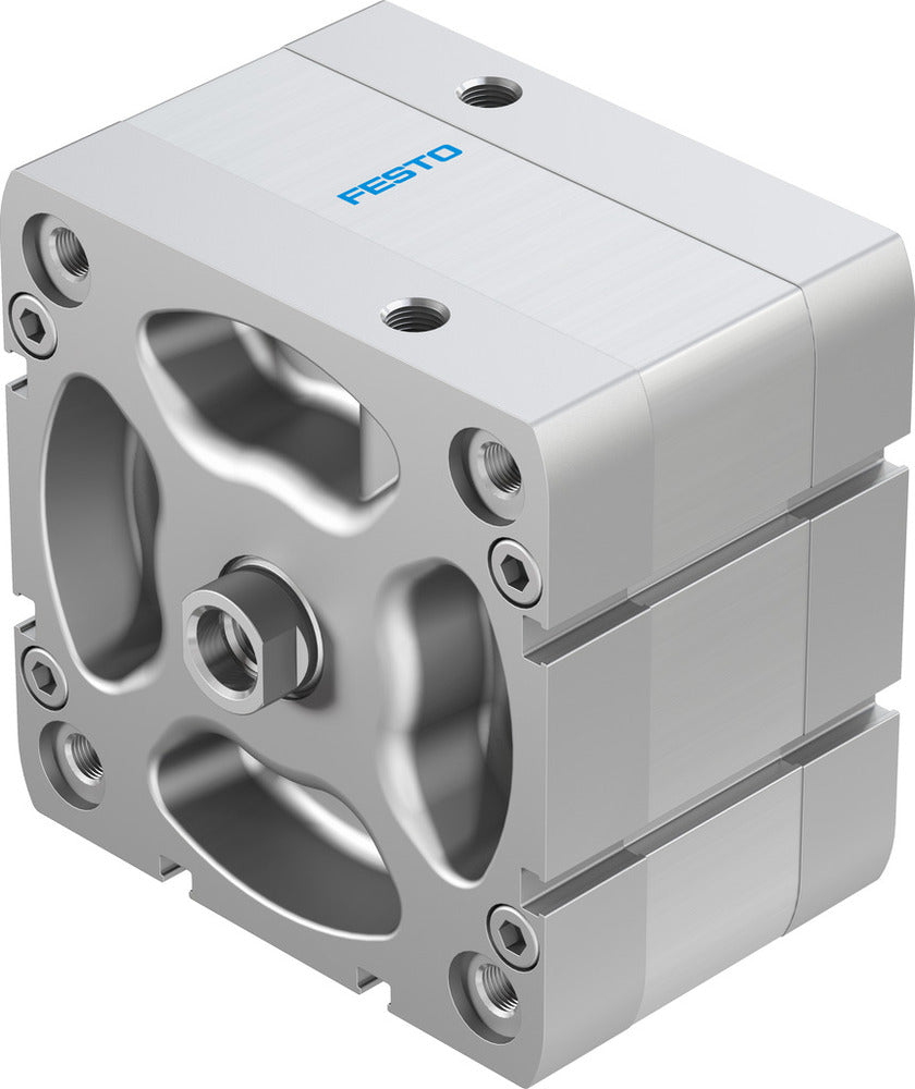 Festo Kompaktzylinder 100mm Bohrung 10mm Hub ISO 21287 Doppelt Wirkend - 536384