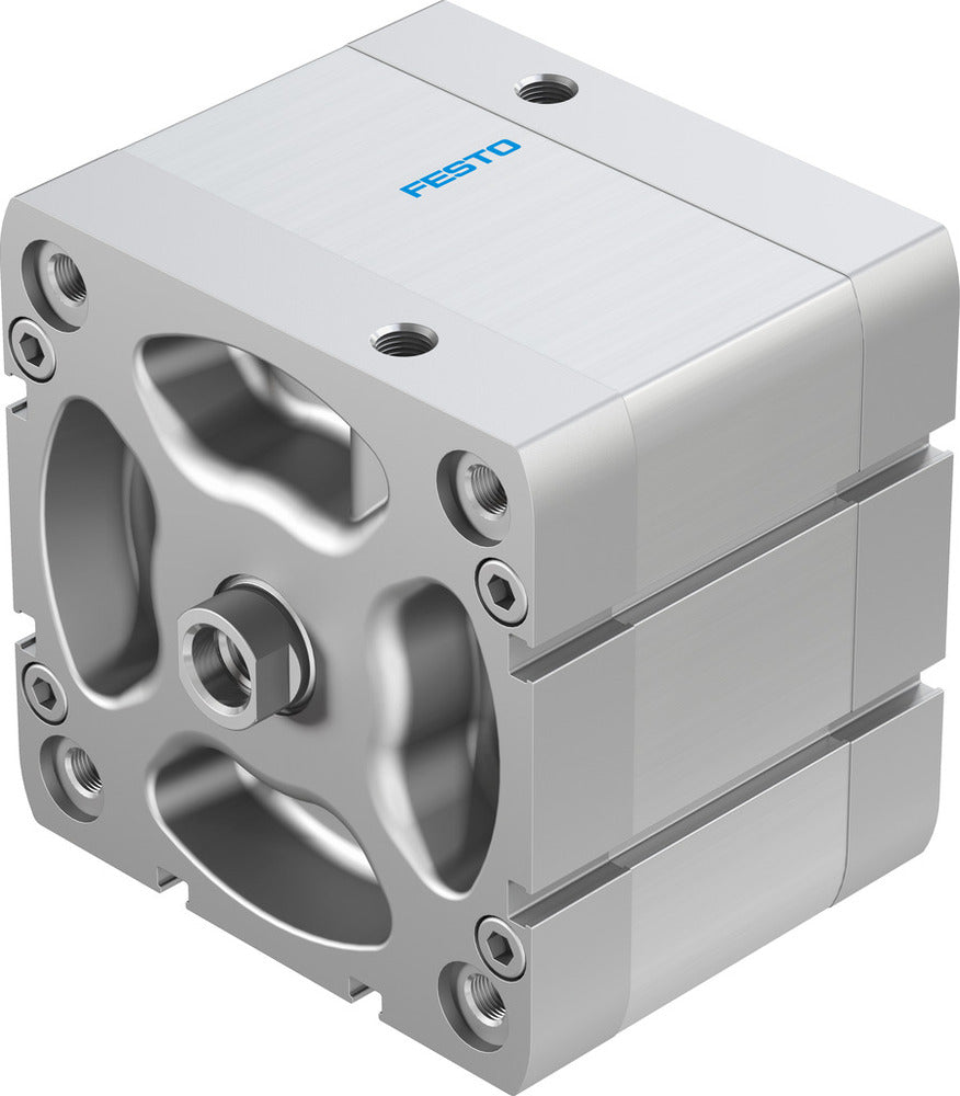 Festo Kompaktzylinder 100mm Bohrung 25mm Hub ISO 21287 Doppelt Wirkend - 577193