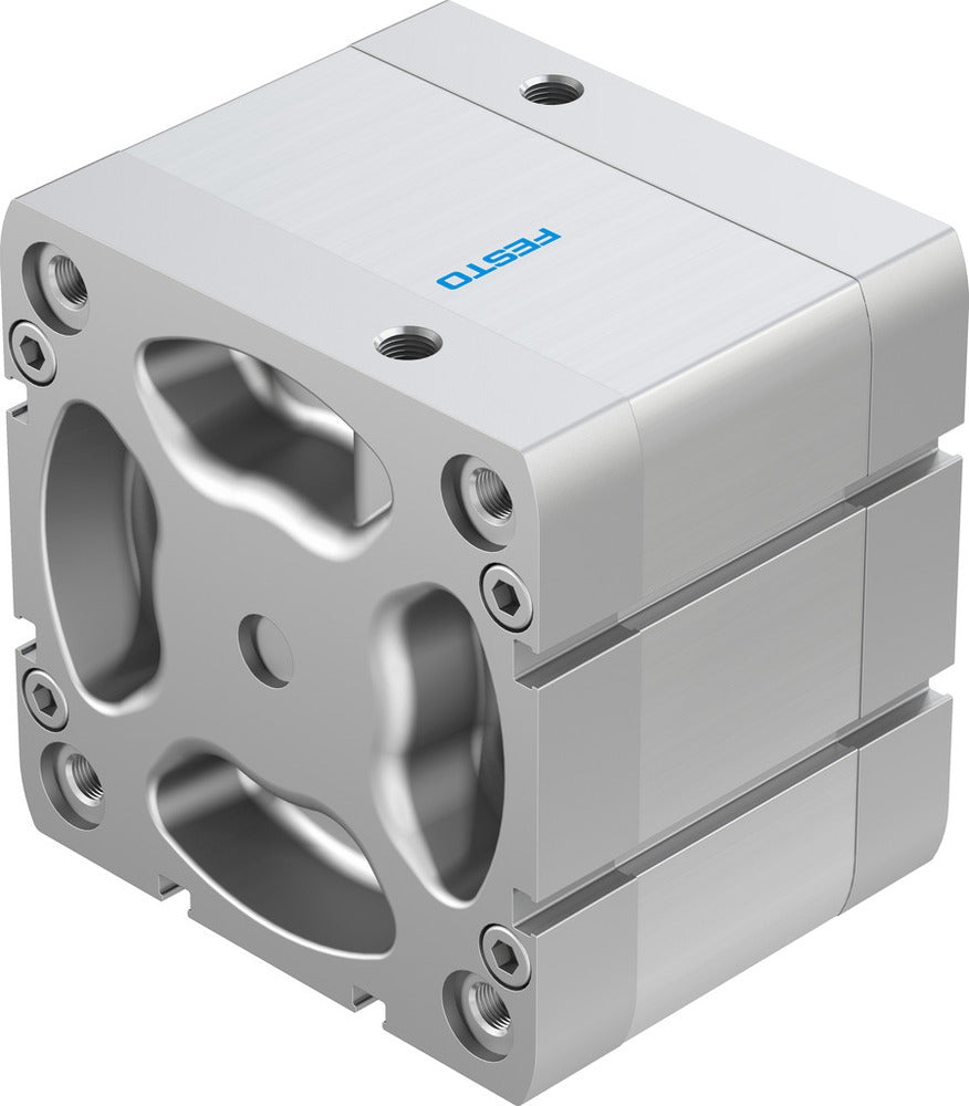 Festo Kompaktzylinder 100mm Bohrung 25mm Hub ISO 21287 Doppelt Wirkend - 536387