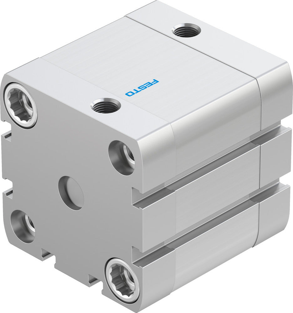 Festo Compact Cylinder 50mm Bore 25mm Stroke ISO 21287 Double Acting - 572685