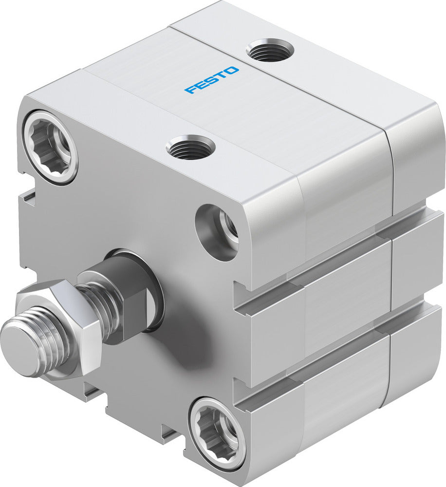 Festo Kompaktzylinder 50mm Bohrung 10mm Hub ISO 21287 Doppelt Wirkend - 572691