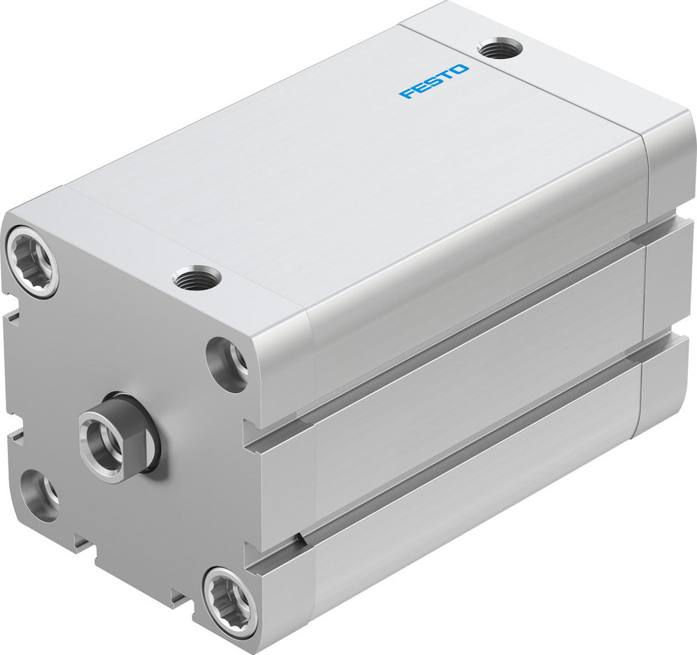 Festo Kompaktzylinder 63mm Bohrung 80mm Hub ISO 21287 Doppelt Wirkend - 572708