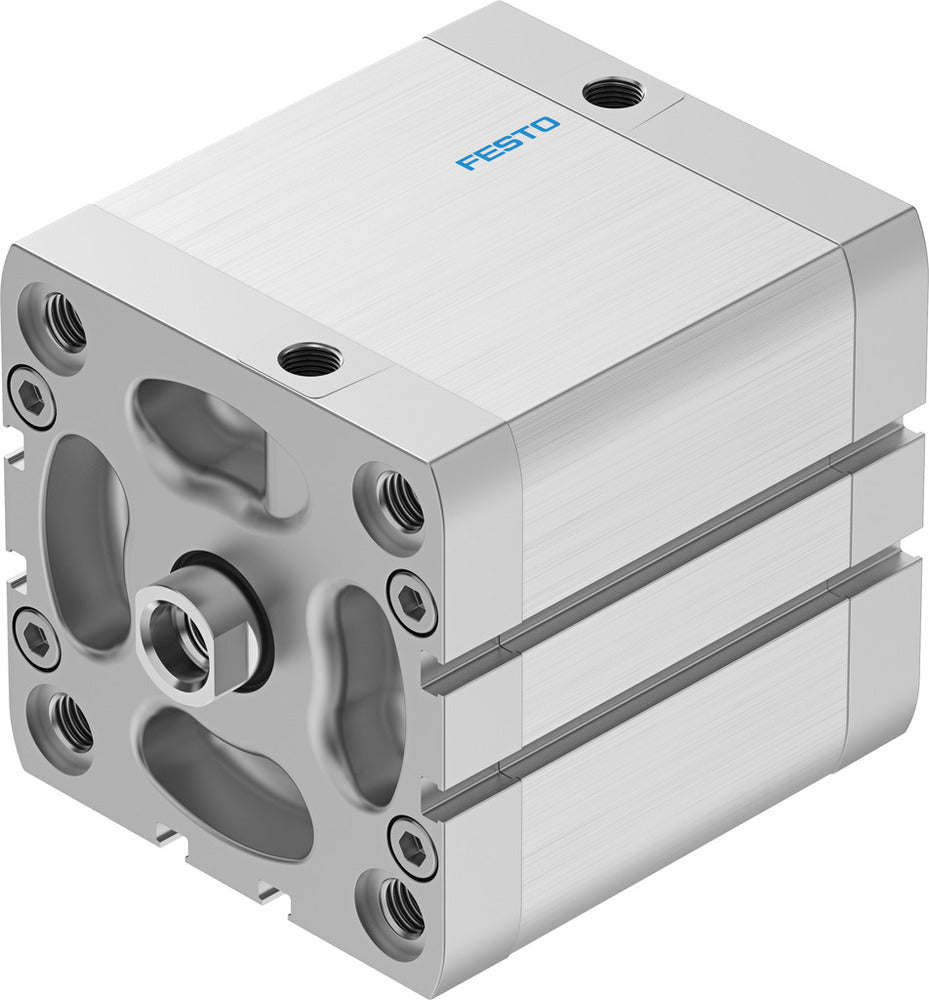 Festo Compact Cylinder 80mm Bore 50mm Stroke ISO 21287 Double Acting - 572724