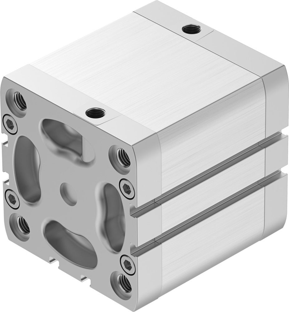 Festo Kompaktzylinder 80mm Bohrung 50mm Hub ISO 21287 Doppelt Wirkend - 572724