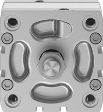Festo Compact Cylinder 80mm Bore 15mm Stroke ISO 21287 Double Acting - 536354