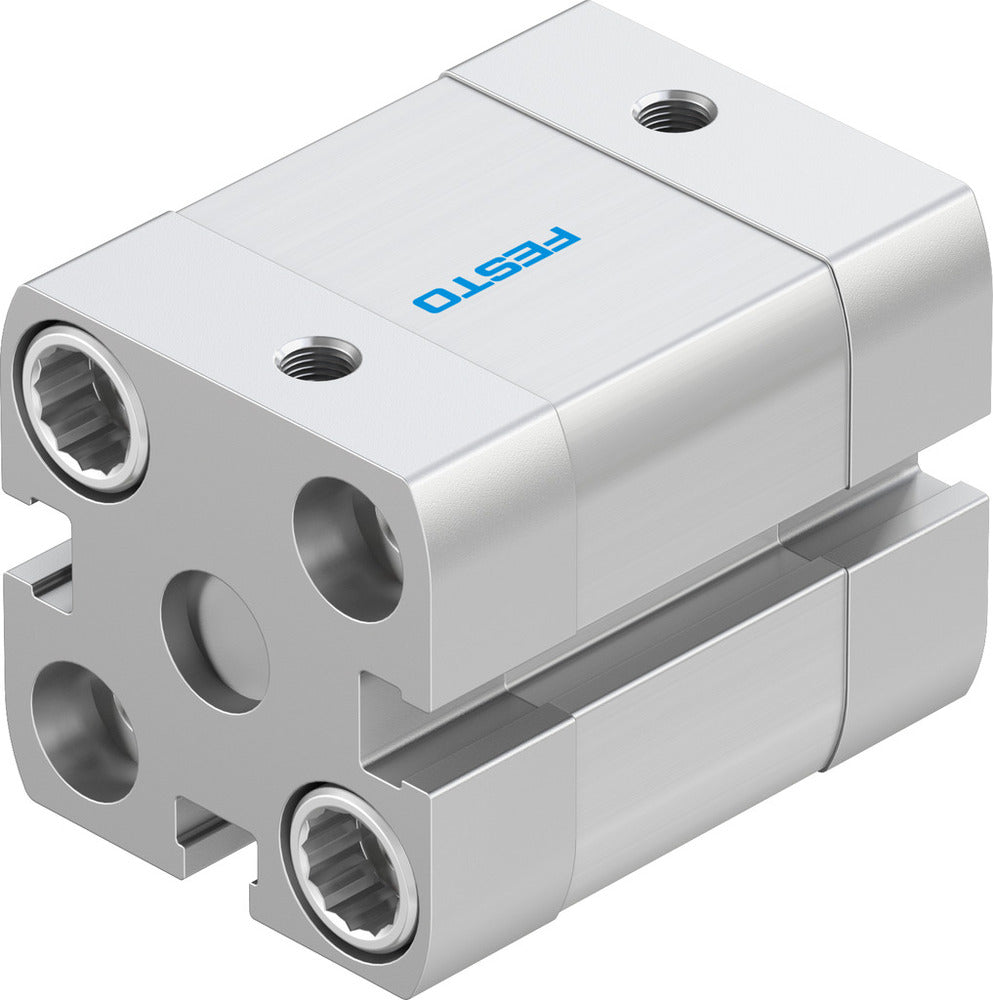 Festo Kompaktzylinder 20mm Bohrung 10mm Hub ISO 21287 Doppelt Wirkend - 536243