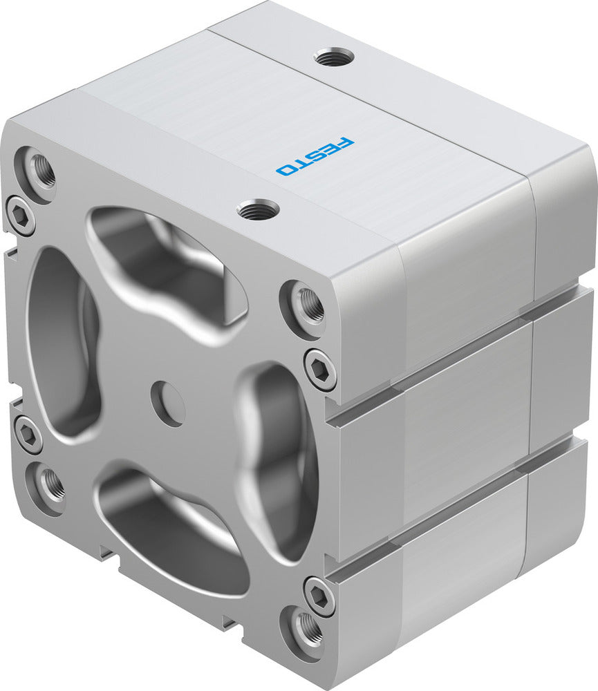 Festo Compact Cylinder 100mm Bore 20mm Stroke ISO 21287 Double Acting - 577192