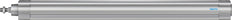Festo Zylinder 40mm Bohrung 500mm Hub ISO 15552 Doppelt Wirkend - 1376914