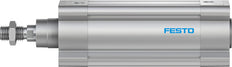 Festo Zylinder 80mm Bohrung 125mm Hub ISO 15552 Doppelt Wirkend - 1383338
