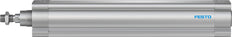 Festo Zylinder 80mm Bohrung 400mm Hub ISO 15552 Doppelt Wirkend - 1383343