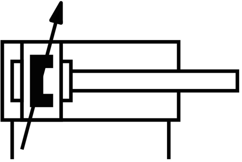 Festo Cylinder 200mm Bore 40mm Stroke ISO 15552 Double Acting - 2390140