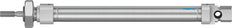 Festo Zylinder 10mm Bohrung 80mm Hub ISO 6432 Doppelt Wirkend - 19187