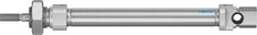 Festo Zylinder 12mm Bohrung 80mm Hub ISO 6432 Doppelt Wirkend - 19193
