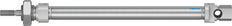 Festo Zylinder 12mm Bohrung 125mm Hub ISO 6432 Doppelt Wirkend - 19195