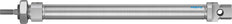 Festo Zylinder 20mm Bohrung 200mm Hub ISO 6432 Doppelt Wirkend - 19215