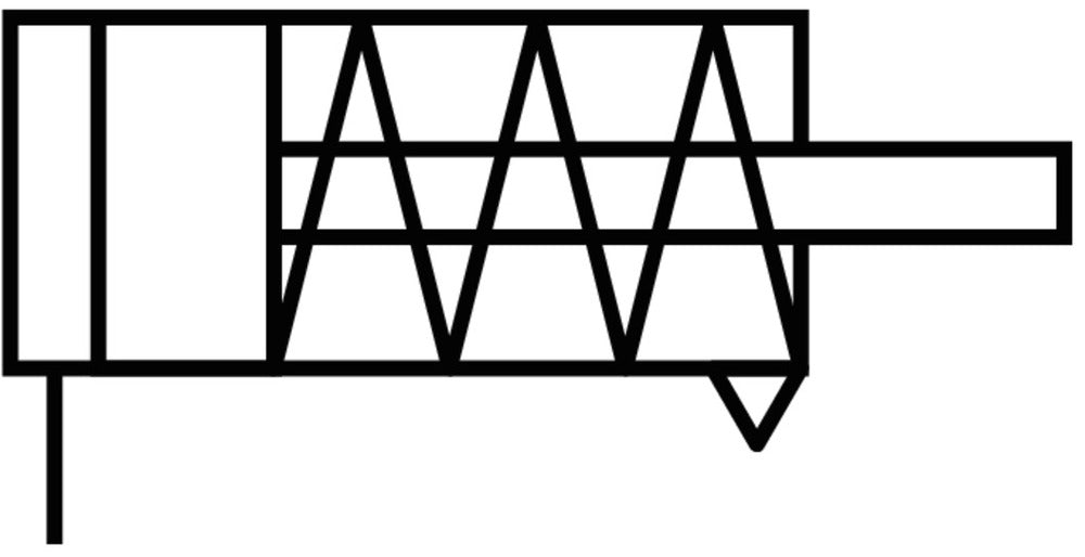 Festo Einschraubzylinder 16mm Bohrung 5mm Hub Einfach Wirkend - 15039