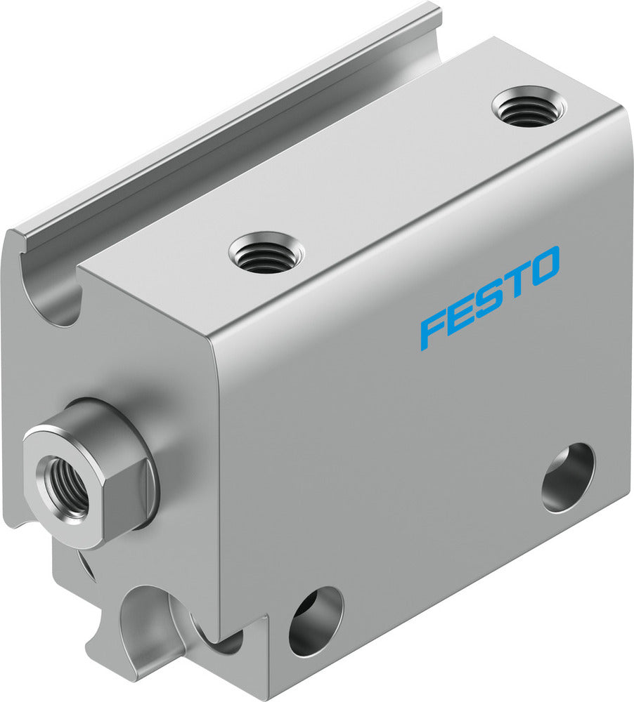 Festo Compact Cylinder 10mm Bore 10mm Stroke Single Acting - 5269269