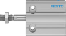 Festo Kompaktzylinder 25mm Bohrung 10mm Hub Einfach Wirkend - 4829867
