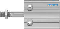 Festo Kompaktzylinder 25mm Bohrung 15mm Hub Einfach Wirkend - 4829868