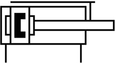 Festo Führungszylinder 63mm Bohrung 25mm Hub Doppelt Wirkend - 170953