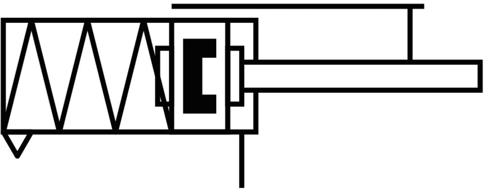 Festo Kompaktzylinder 6mm Bohrung 5mm Hub Einfach Wirkend - 4830974