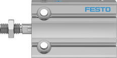 Festo Kompaktzylinder 20mm Bohrung 15mm Hub Einfach Wirkend - 4840809