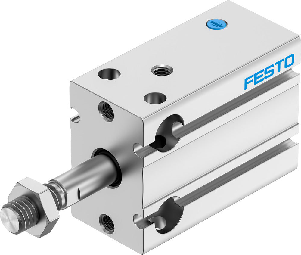 Festo Compact Cylinder 20mm Bore 10mm Stroke Single Acting - 4840811