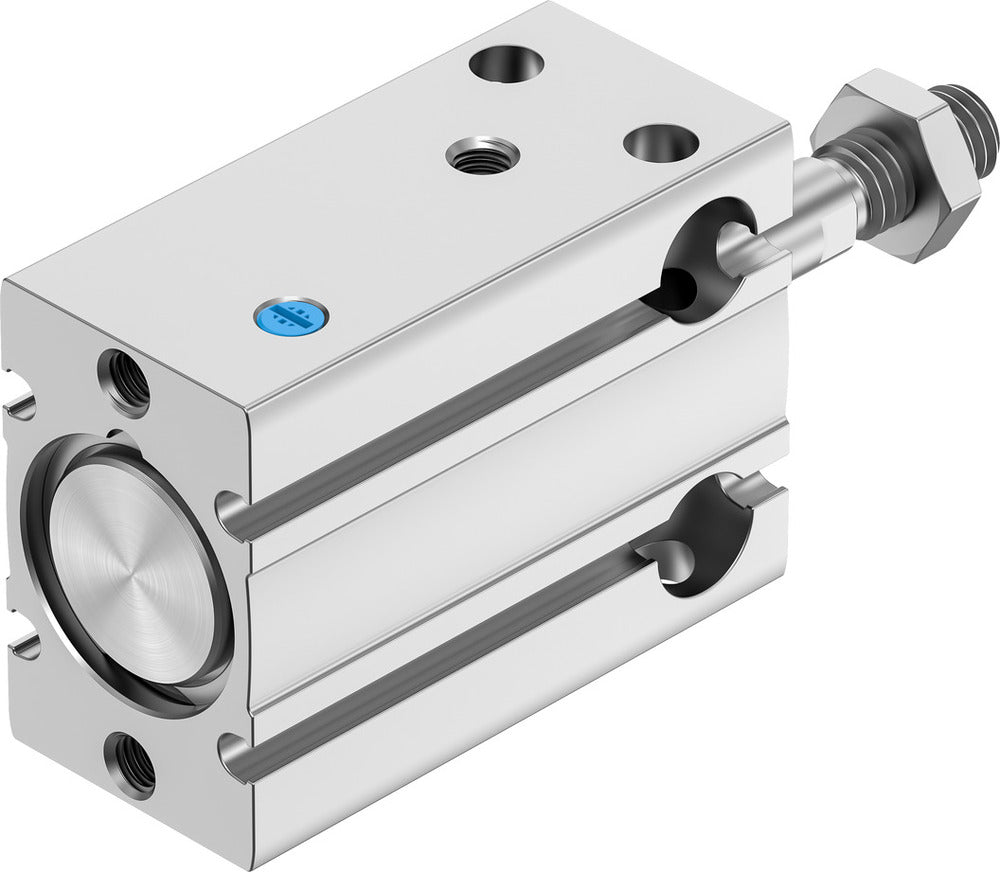 Festo Compact Cylinder 20mm Bore 10mm Stroke Single Acting - 4840811