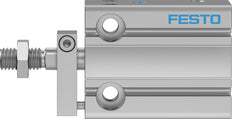 Festo Kompaktzylinder 20mm Bohrung 5mm Hub Einfach Wirkend - 4840821