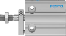 Festo Kompaktzylinder 25mm Bohrung 10mm Hub Einfach Wirkend - 4840836