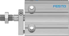 Festo Kompaktzylinder 25mm Bohrung 15mm Hub Einfach Wirkend - 4840837