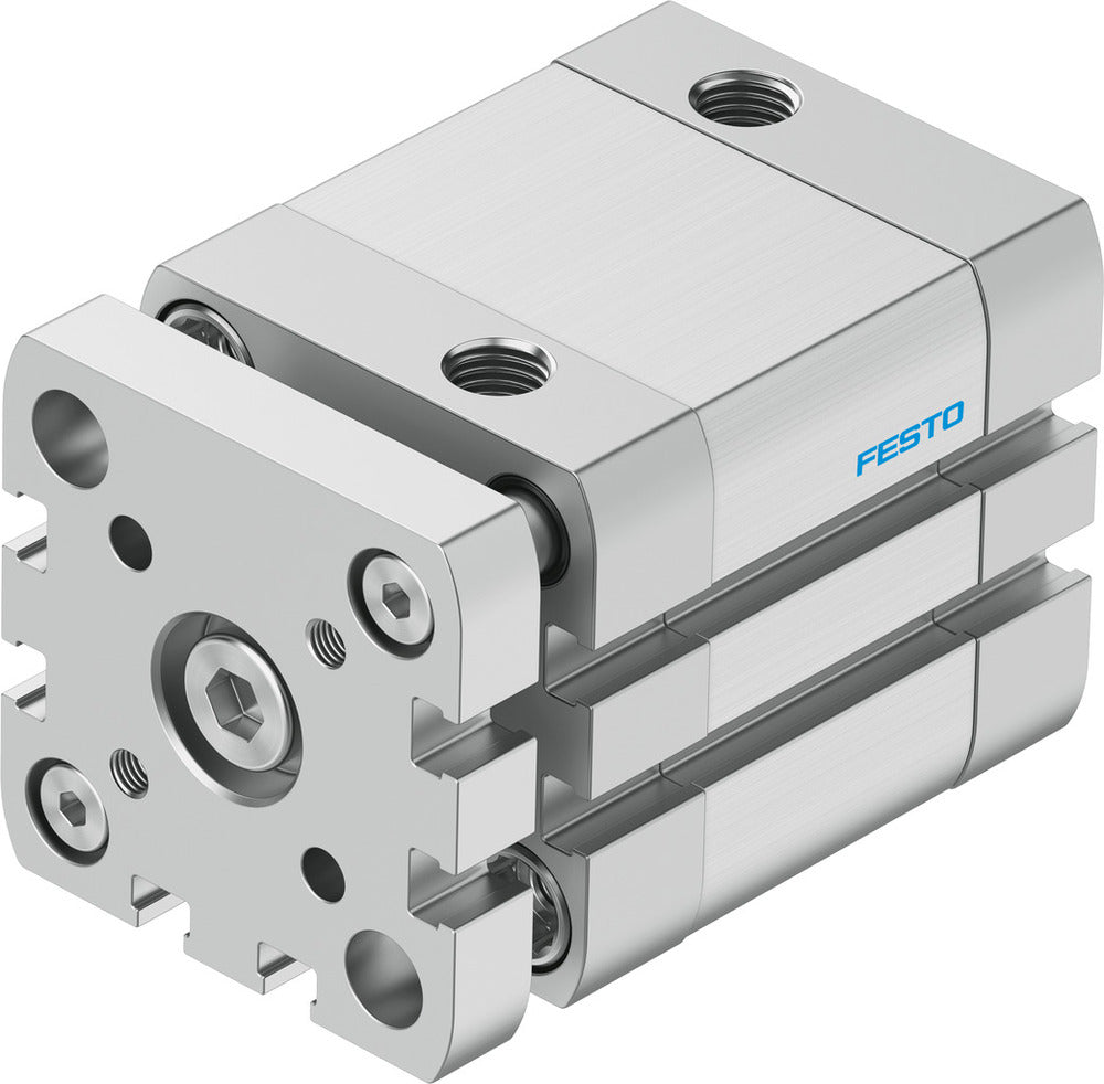 Festo Kompaktzylinder 40mm Bohrung 20mm Hub ISO 21287 Doppelt Wirkend - 574033