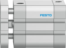 Festo Compact Cylinder 40mm Bore 20mm Stroke ISO 21287 Double Acting - 574033