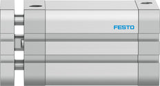 Festo Kompaktzylinder 40mm Bohrung 50mm Hub ISO 21287 Doppelt Wirkend - 554255