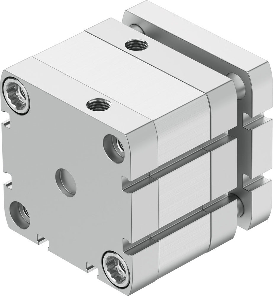 Festo Kompaktzylinder 63mm Bohrung 10mm Hub ISO 21287 Doppelt Wirkend - 574049