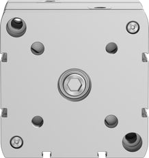 Festo Kompaktzylinder 100mm Bohrung 10mm Hub ISO 21287 Doppelt Wirkend - 554286