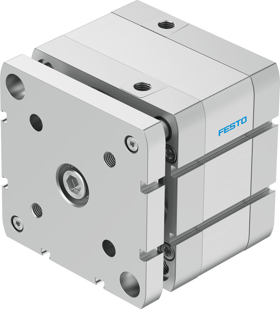 Festo Kompaktzylinder 100mm Bohrung 15mm Hub ISO 21287 Doppelt Wirkend - 577225