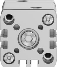 Festo Kompaktzylinder 32mm Bohrung 25mm Hub ISO 21287 Doppelt Wirkend - 574025