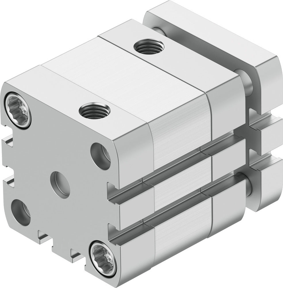 Festo Kompaktzylinder 40mm Bohrung 10mm Hub ISO 21287 Doppelt Wirkend - 574031